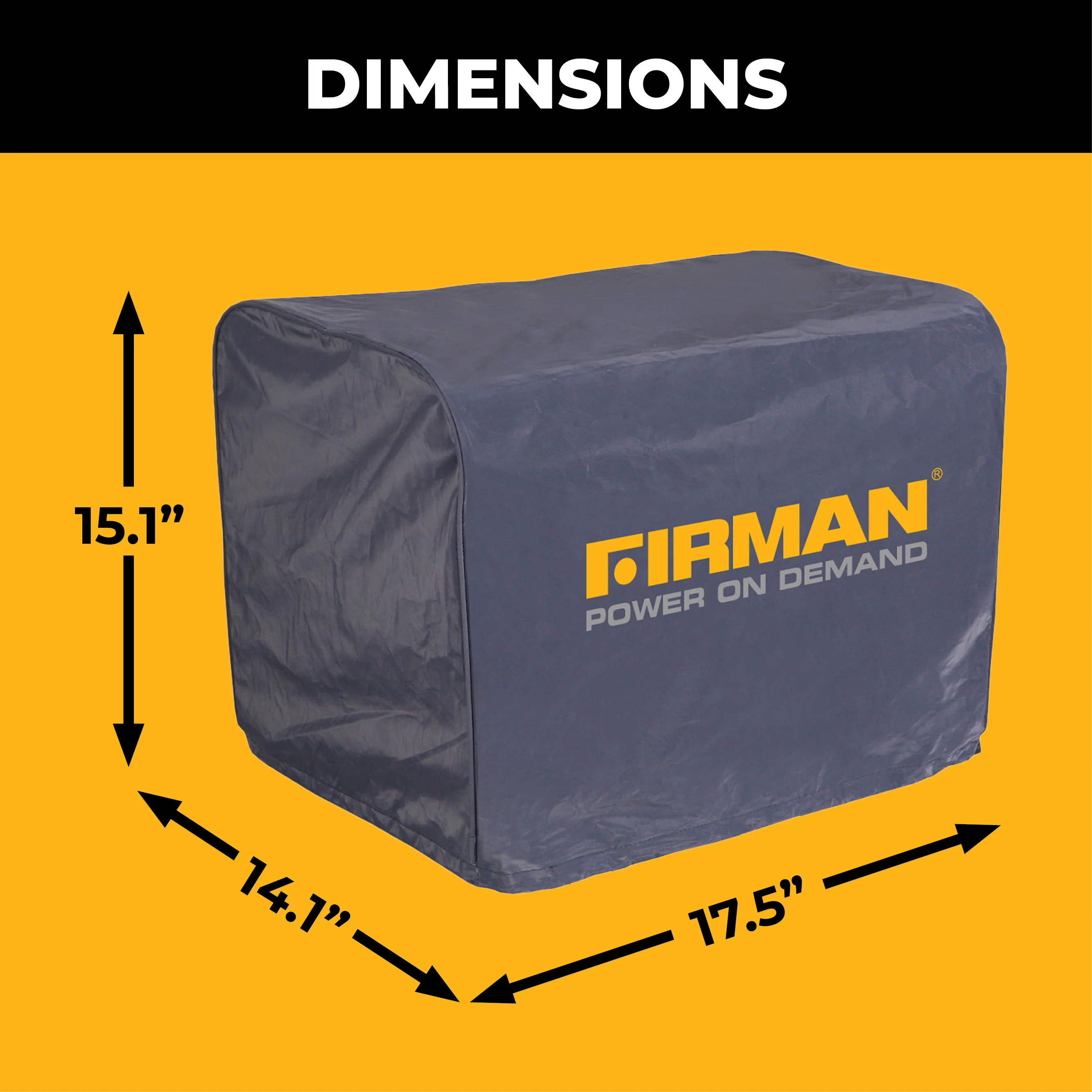 Small Size Portable Generator Weatherproof Cover - Image 4