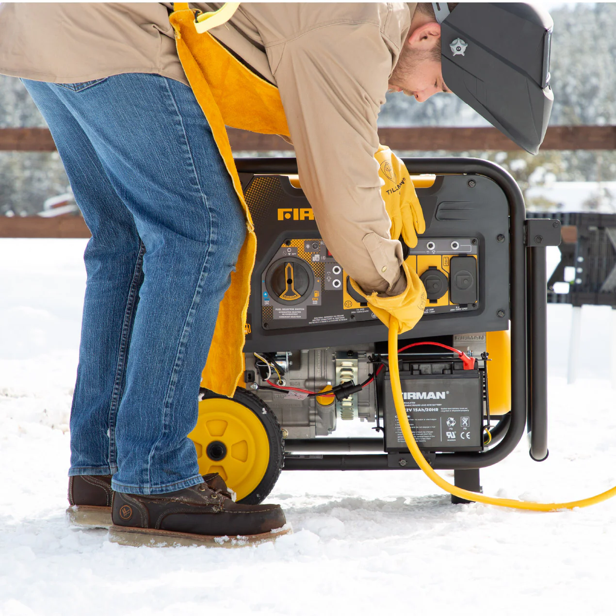 Dual Fuel Portable Generator 8000W Electric Start 120/240V - Image 4