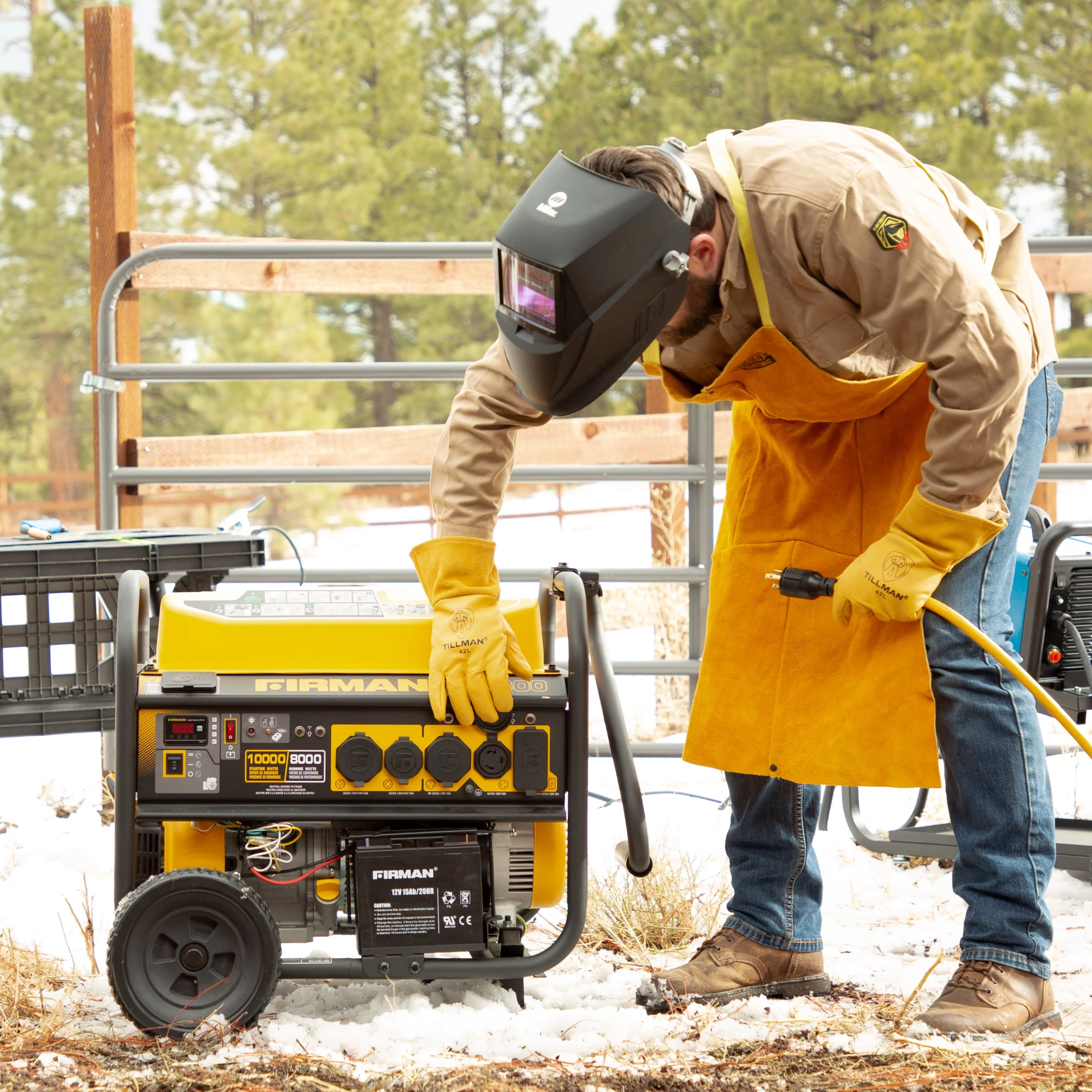 Gas Portable Generator 10000W Remote Start 120/240V - Image 2