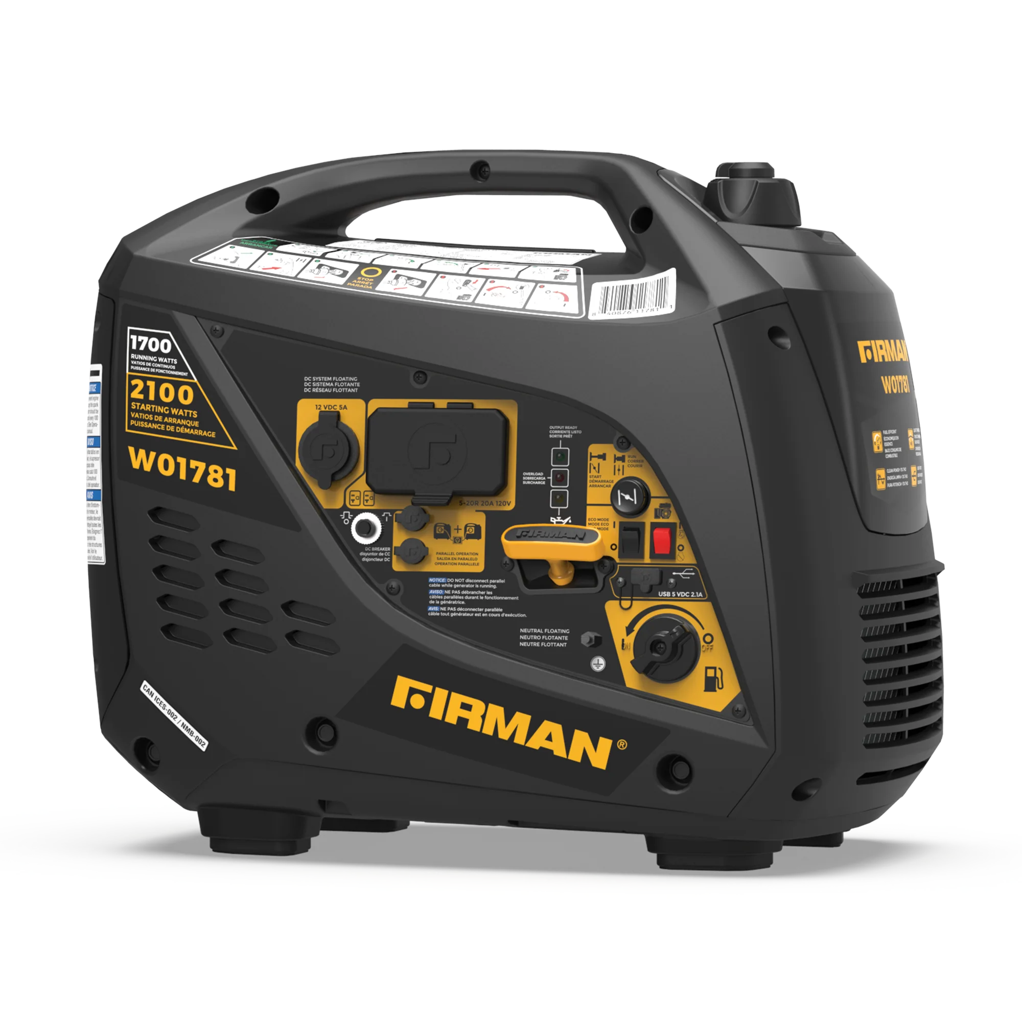 Refurbished Inverter Portable Generator 2100W Recoil Start
