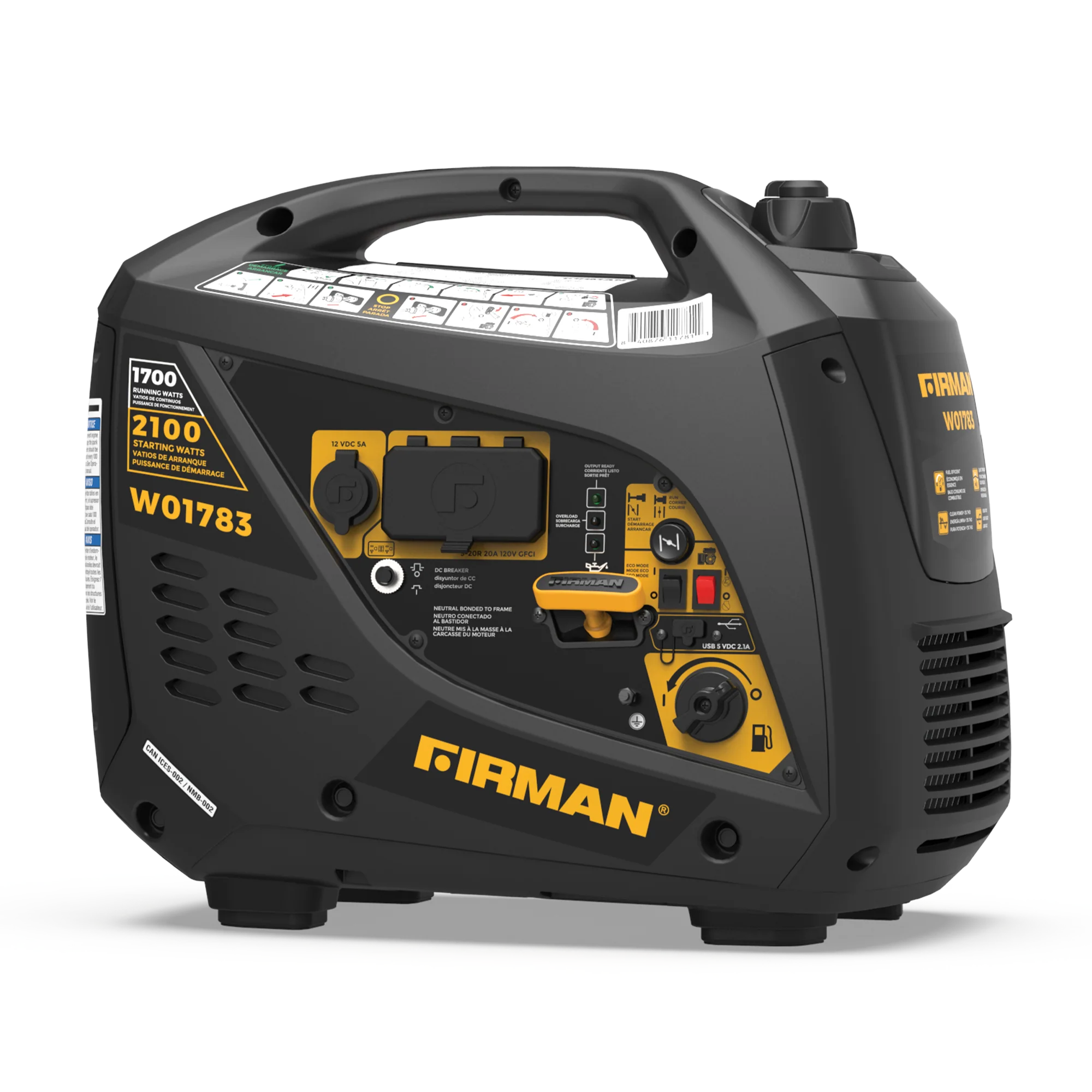 Inverter Portable Generator 2100W Recoil Start