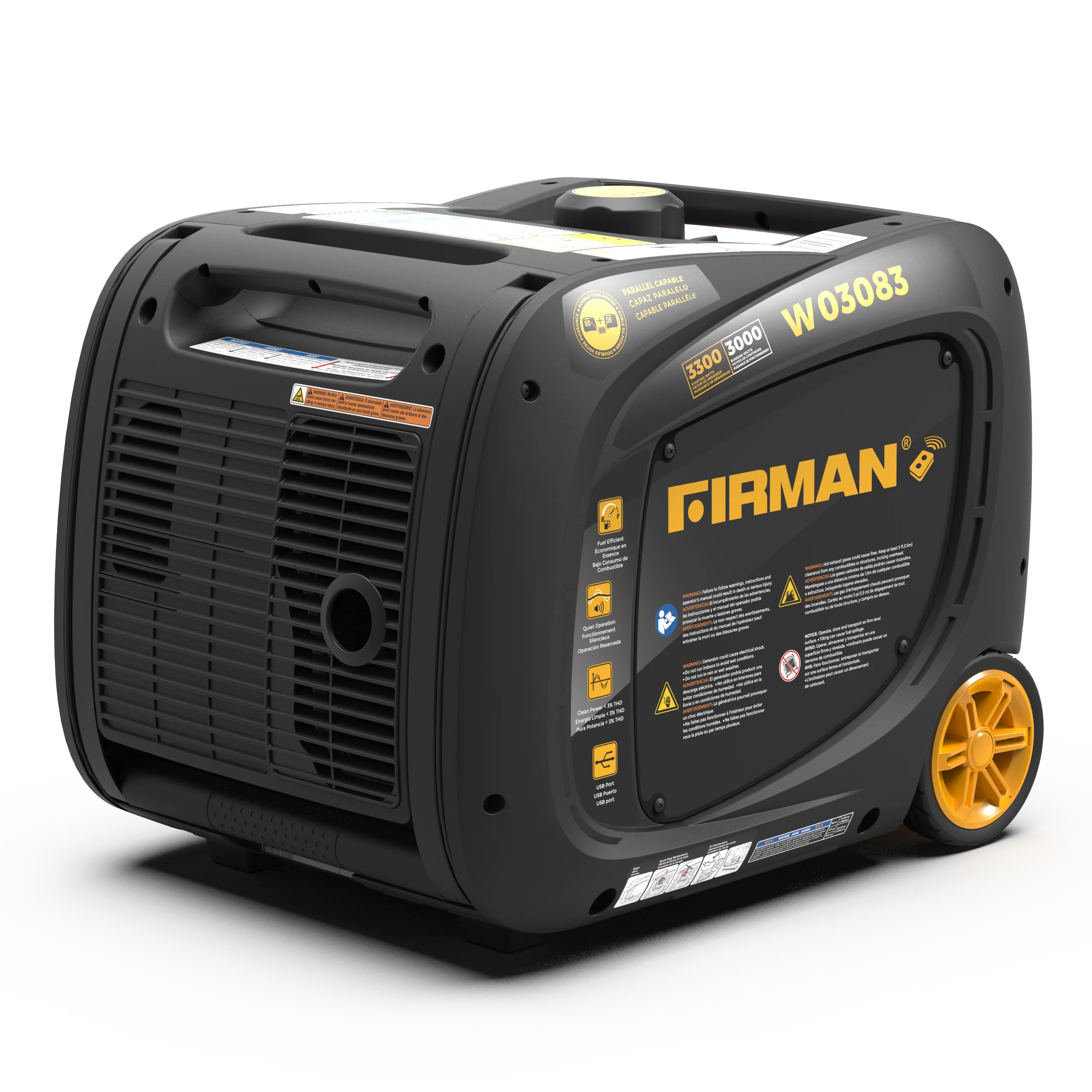 Inverter Gas Portable Generator 3300W Recoil Start - Image 17
