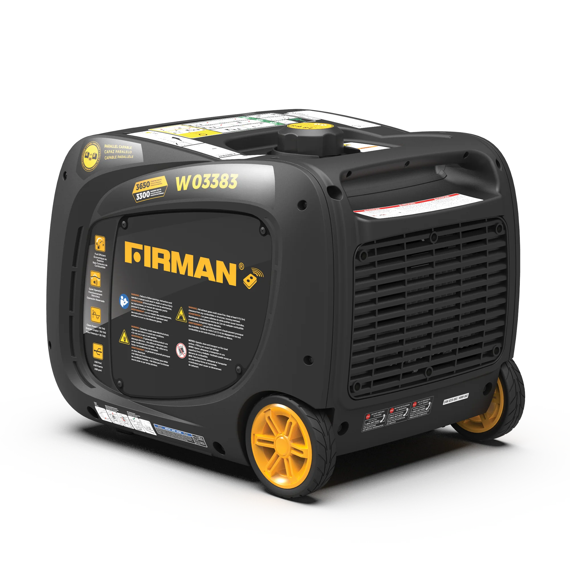 Refurbished Inverter Portable Generator 3650W Remote Start - Image 12