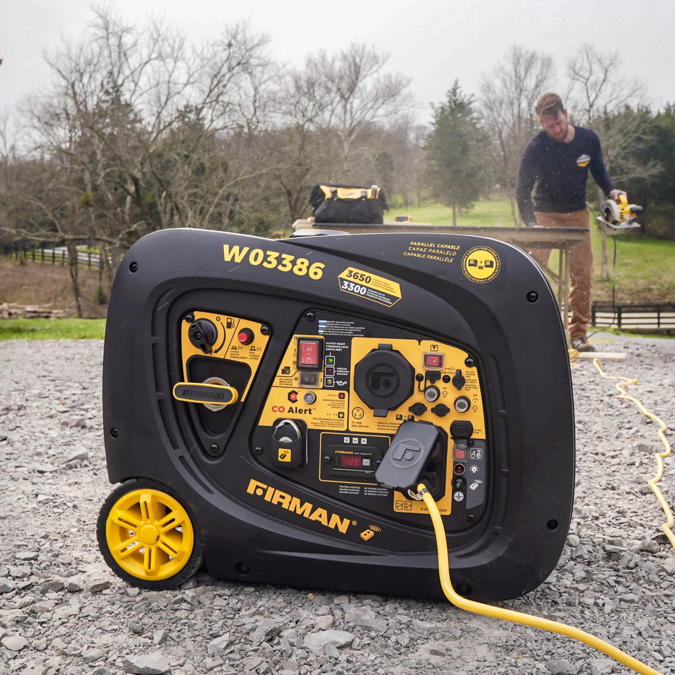 REFURBISHED Inverter Portable Generator 3650W Remote Start with CO ALERT - Image 3