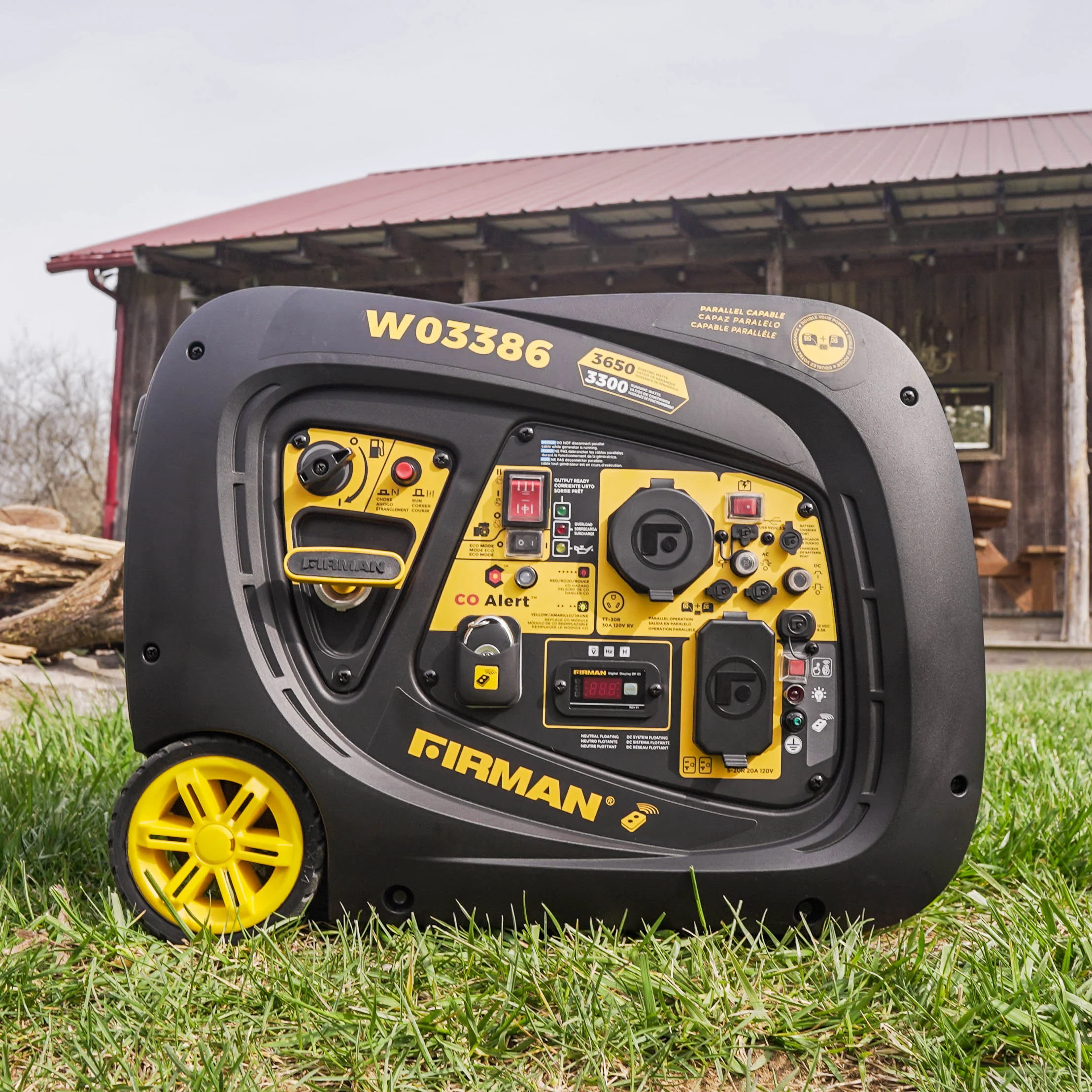 REFURBISHED Inverter Portable Generator 3650W Remote Start with CO ALERT - Image 4