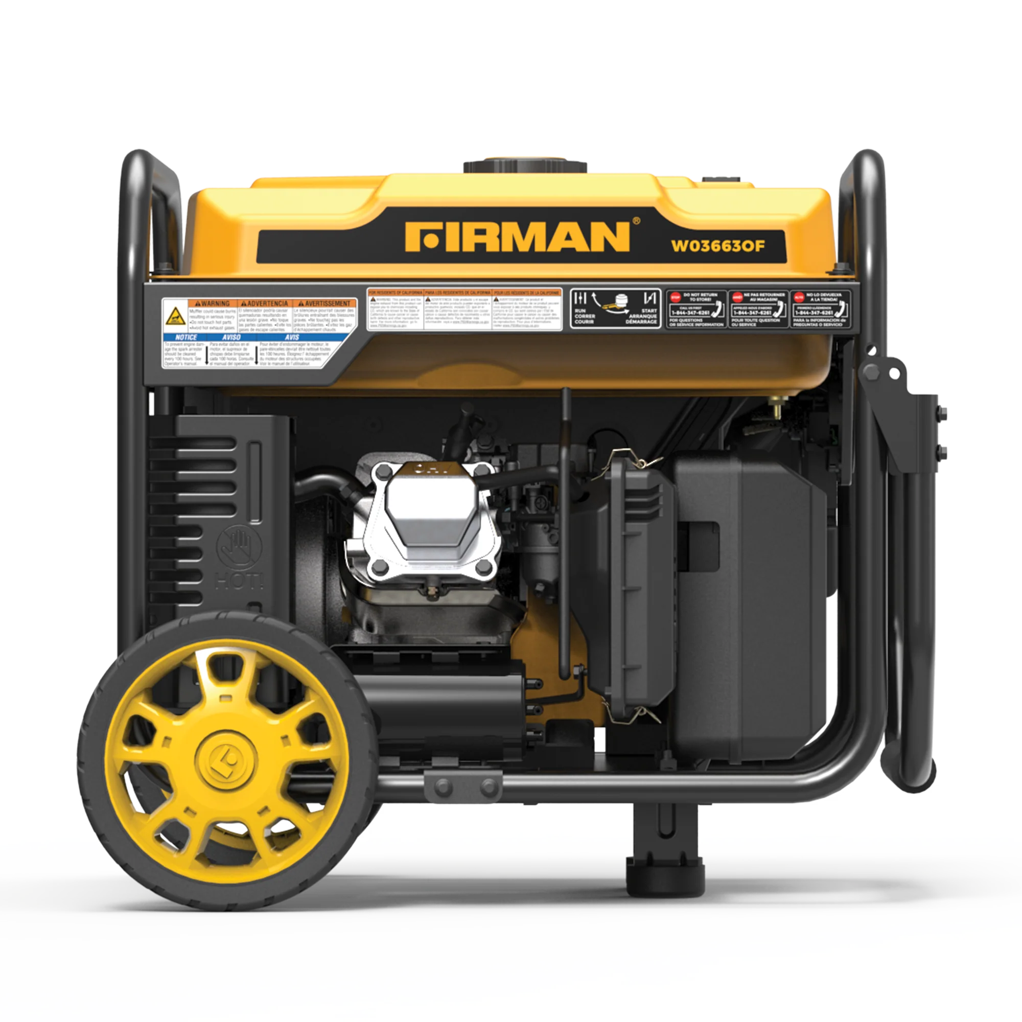 Inverter Open Frame Portable Generator 4500W Remote Start with CO Alert - Image 11