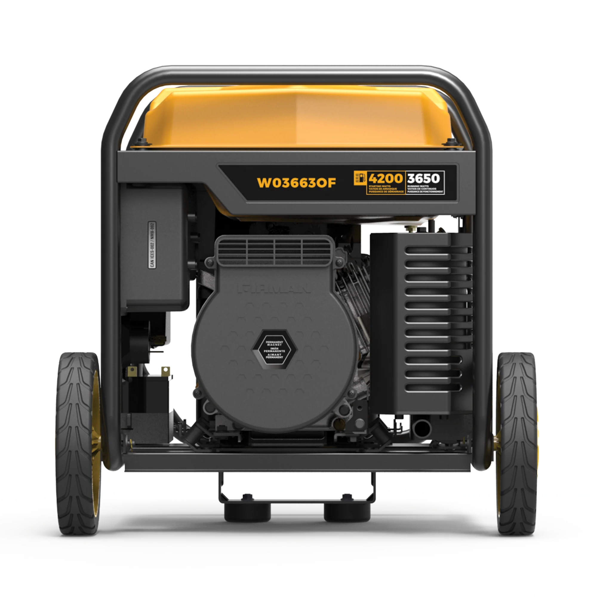 Inverter Open Frame Portable Generator 4500W Remote Start with CO Alert - Image 12