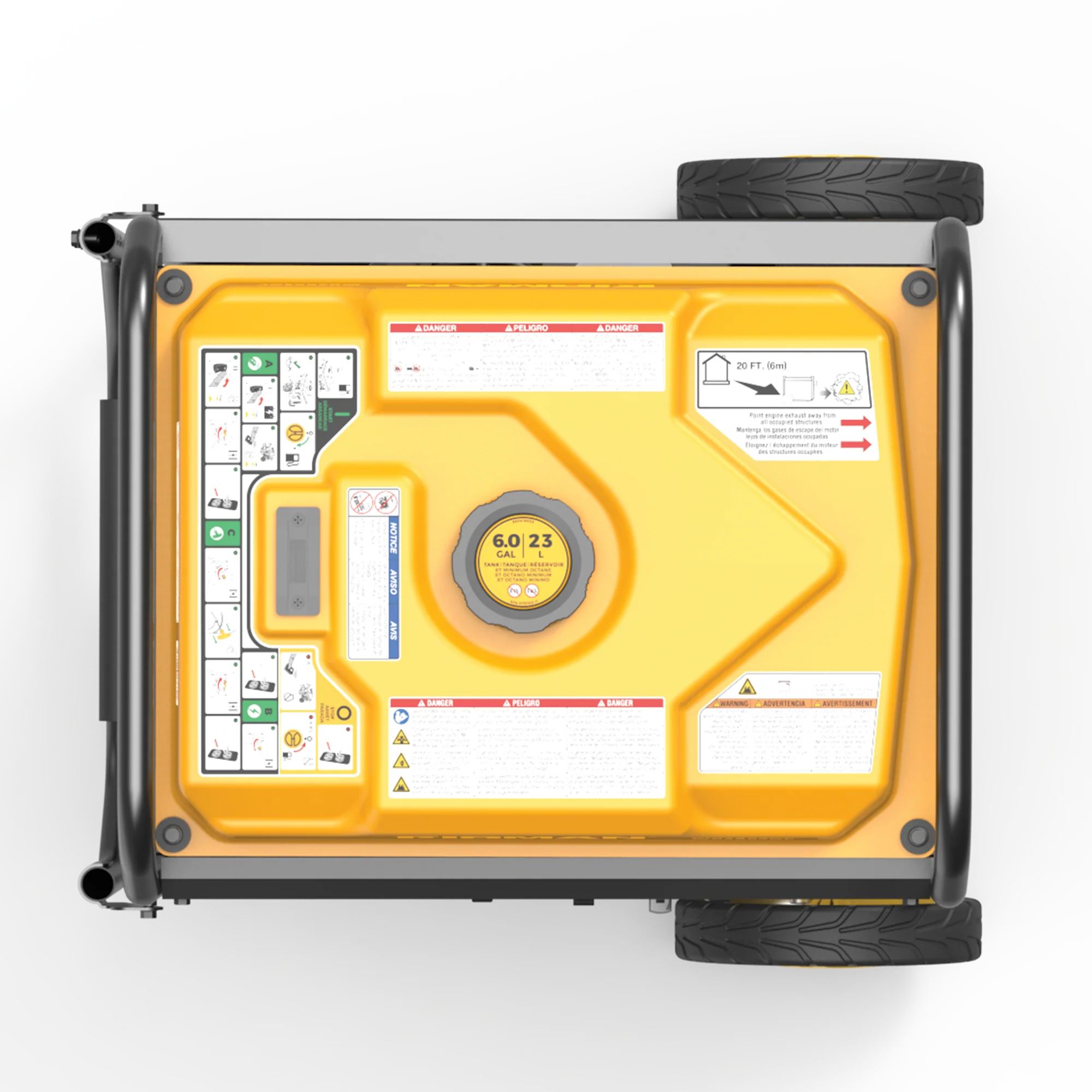 Inverter Open Frame Portable Generator 4500W Remote Start with CO Alert - Image 13