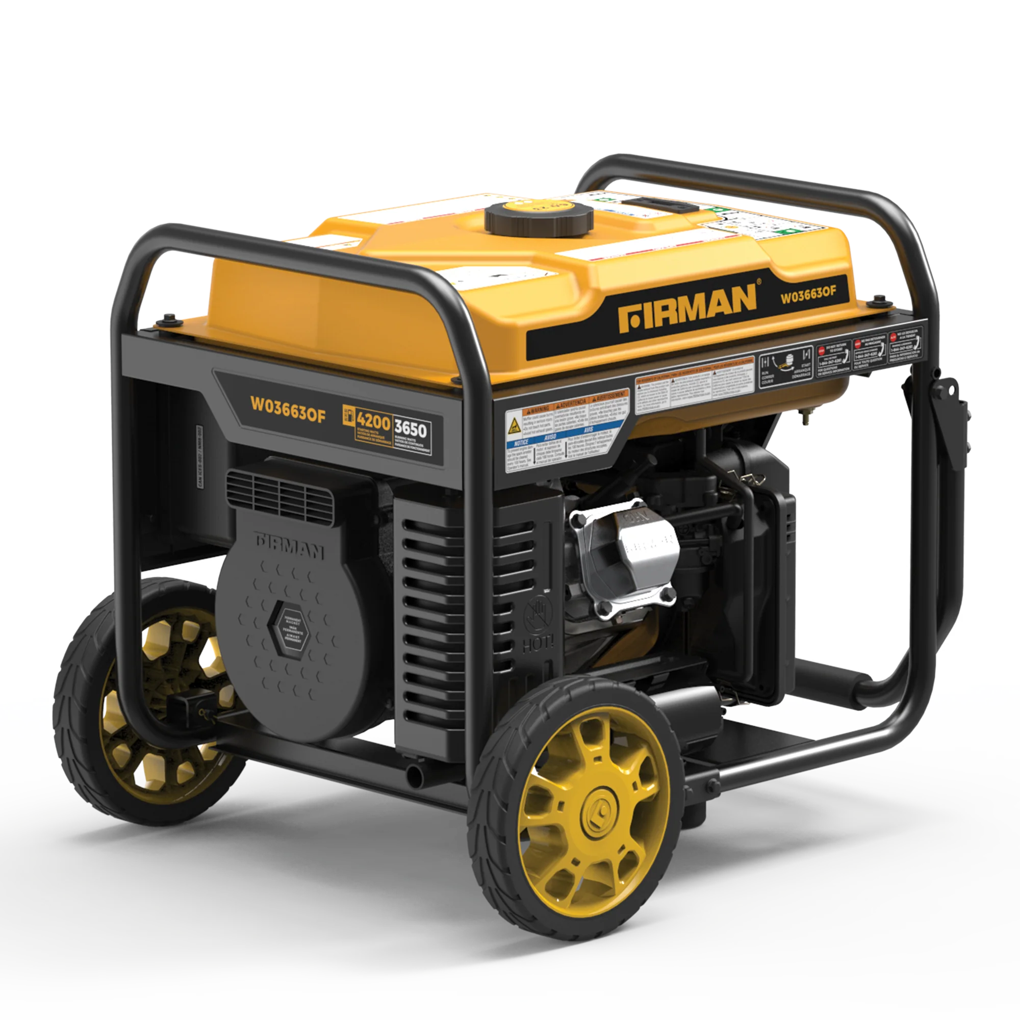 Inverter Open Frame Portable Generator 4500W Remote Start with CO Alert - Image 14