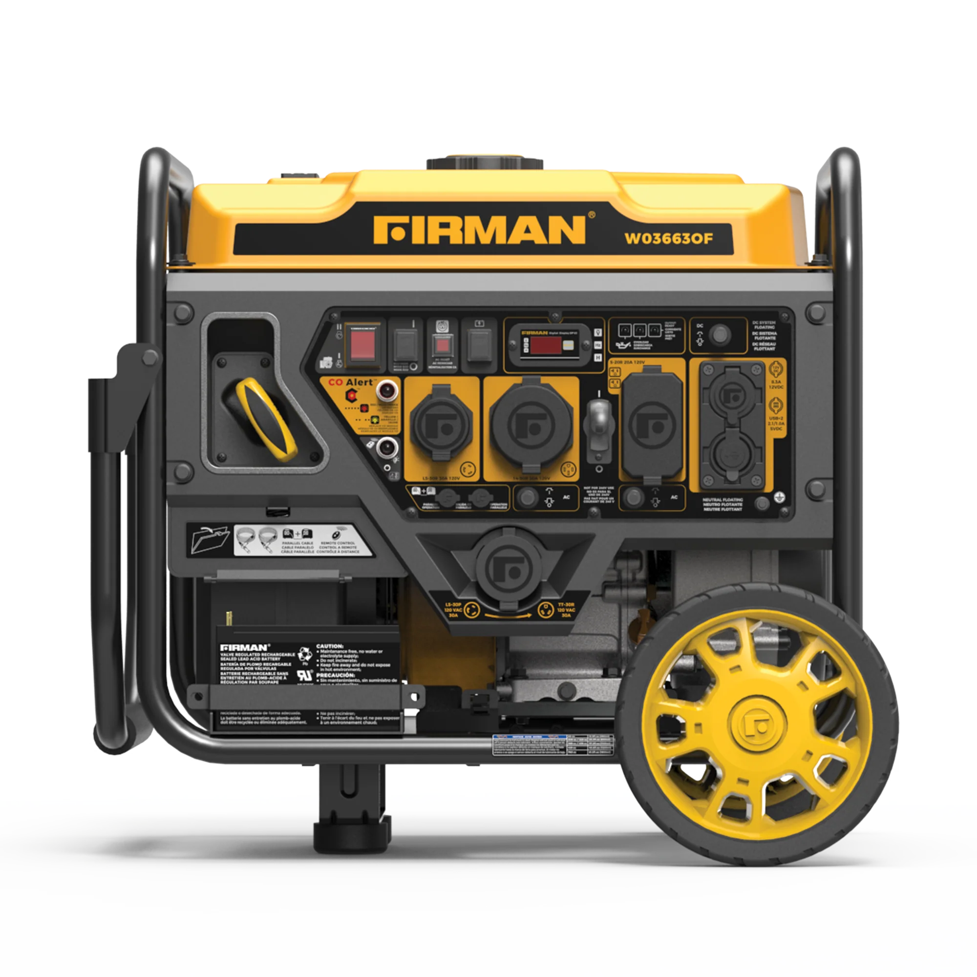 Inverter Open Frame Portable Generator 4500W Remote Start with CO Alert - Image 9